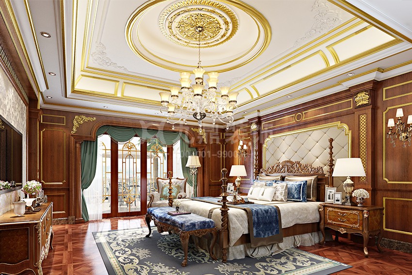 柏悅府主臥裝修效果圖 柏悅府主臥裝修效果圖