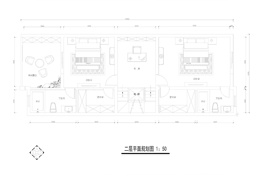 二層平面圖 二層平面圖