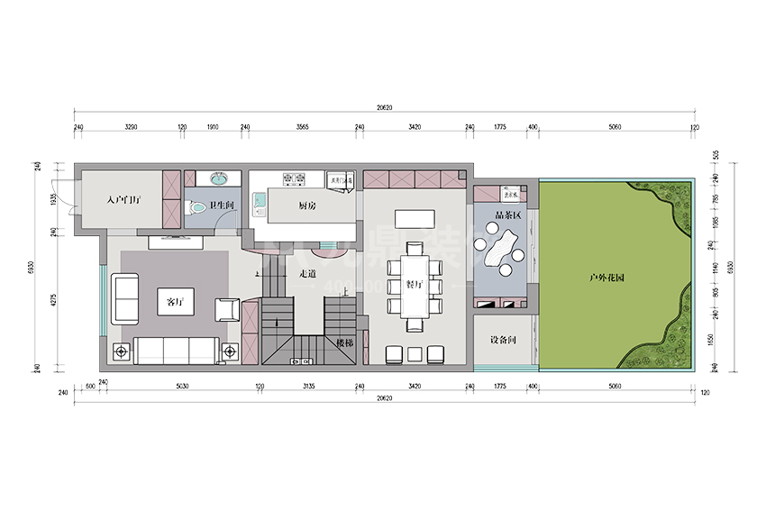 一樓平面布置圖