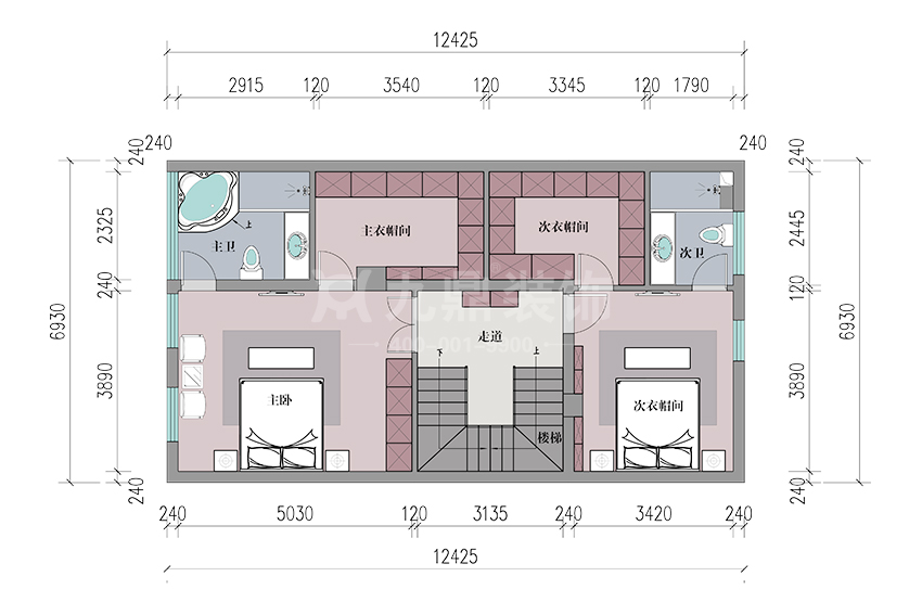 三樓平面布置圖