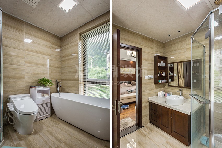 衛(wèi)生間裝修實(shí)景圖