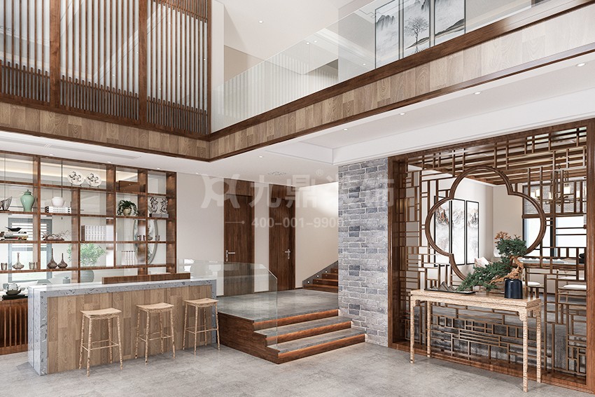 別墅中廳裝修效果圖