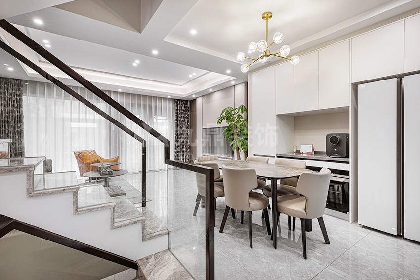 別墅餐廳裝修實景圖 別墅餐廳裝修實景圖